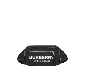 Buy Burberry Logo Print Nylon Bum Bag Black at Sasom – Authentic and Ready to Ship