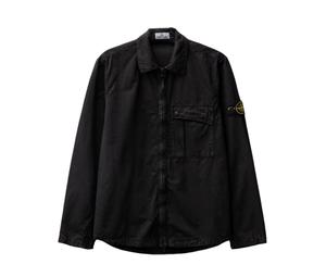 Buy STONE ISLAND Long Sleeved Zip Up Shirt at Sasom – Authentic and Ready to Ship