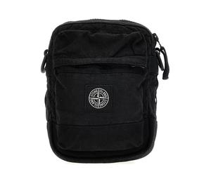 Buy STONE ISLAND Canvas Shoulder Bag Crossbody Bag Unisex Black at Sasom – Authentic and Ready to Ship