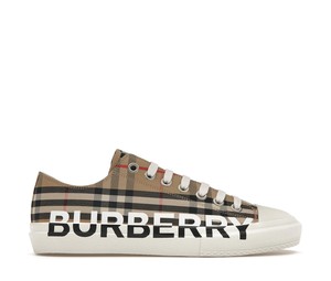 Buy Burberry Logo Print Vintage Check Cotton Sneakers Archive Beige (Women's) at Sasom – Authentic and Ready to Ship