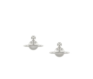Buy Vivienne Westwood Solid Orb Earrings Platinum at Sasom – Authentic and Ready to Ship