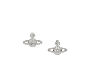 Buy Vivienne Westwood Farah Earrings Platinum at Sasom – Authentic and Ready to Ship