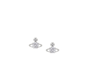 Buy Vivienne Westwood Reina Earrings Platinum at Sasom – Authentic and Ready to Ship