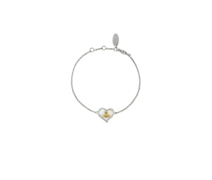 Buy Vivienne Westwood Petra Bracelet Platinum White Pearl Tint Mop at Sasom – Authentic and Ready to Ship