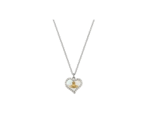 Buy Vivienne Westwood Petra Pendant Necklace In Platinum Gold White Pearl Tint Mop White Opal at Sasom – Authentic and Ready to Ship