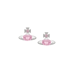 Buy Vivienne Westwood Allie Earrings Platinum Pink at Sasom – Authentic and Ready to Ship