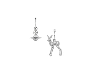 Buy Vivienne Westwood Monette Small Earrings Platinum at Sasom – Authentic and Ready to Ship
