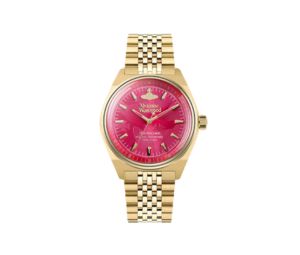 Buy Vivienne Westwood Lady Sydenham Watch 39MM Gold Pink at Sasom – Authentic and Ready to Ship
