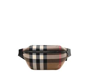 Buy Burberry Sonny Check Canvas Bumbag Taupe Brown at Sasom – Authentic and Ready to Ship
