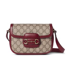 Buy Gucci Horsebit 1955 Canvas With Leather Crossbody Bag Shoulder Bag Women's Beige & Red at Sasom – Authentic and Ready to Ship