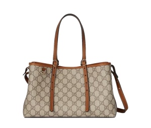 Buy Gucci GG Emblem Medium Tote Bag Beige at Sasom – Authentic and Ready to Ship