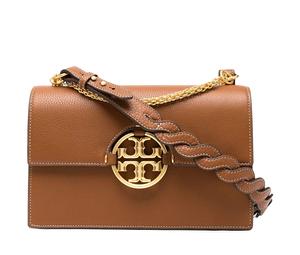 Buy TORY BURCH Miller Grained Calfskin Trunk Bag Handbag Crossbody Bag Shoulder Bag Women's Brown at Sasom – Authentic and Ready to Ship