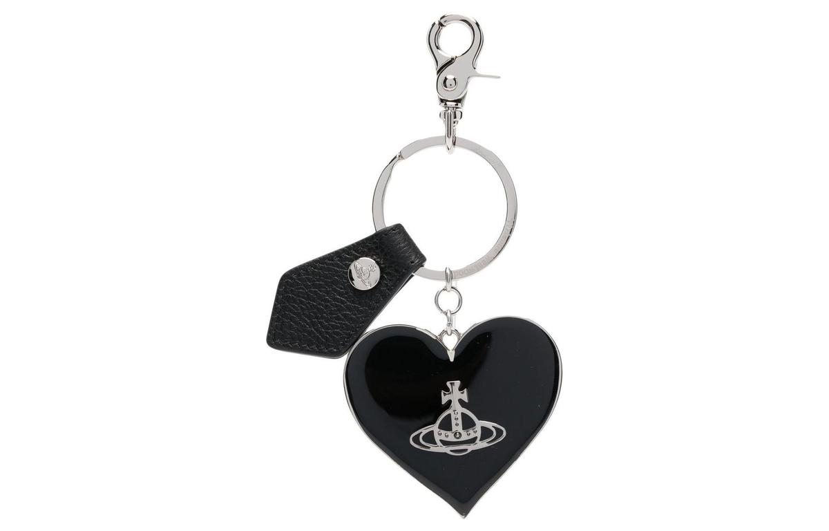 SASOM | bags Vivienne Westwood Mirror Heart Orb Keychain