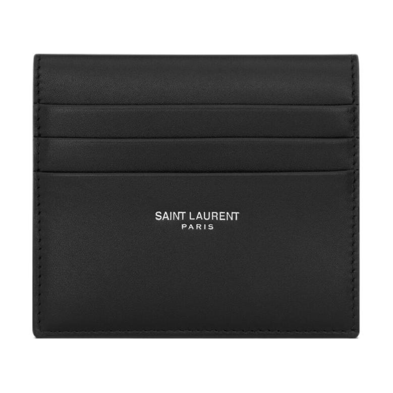 https://d2cva83hdk3bwc.cloudfront.net/821387-0U9CE-1000-saint-laurent-paris-calfskin-card-holder-unisex-black-1.jpg
