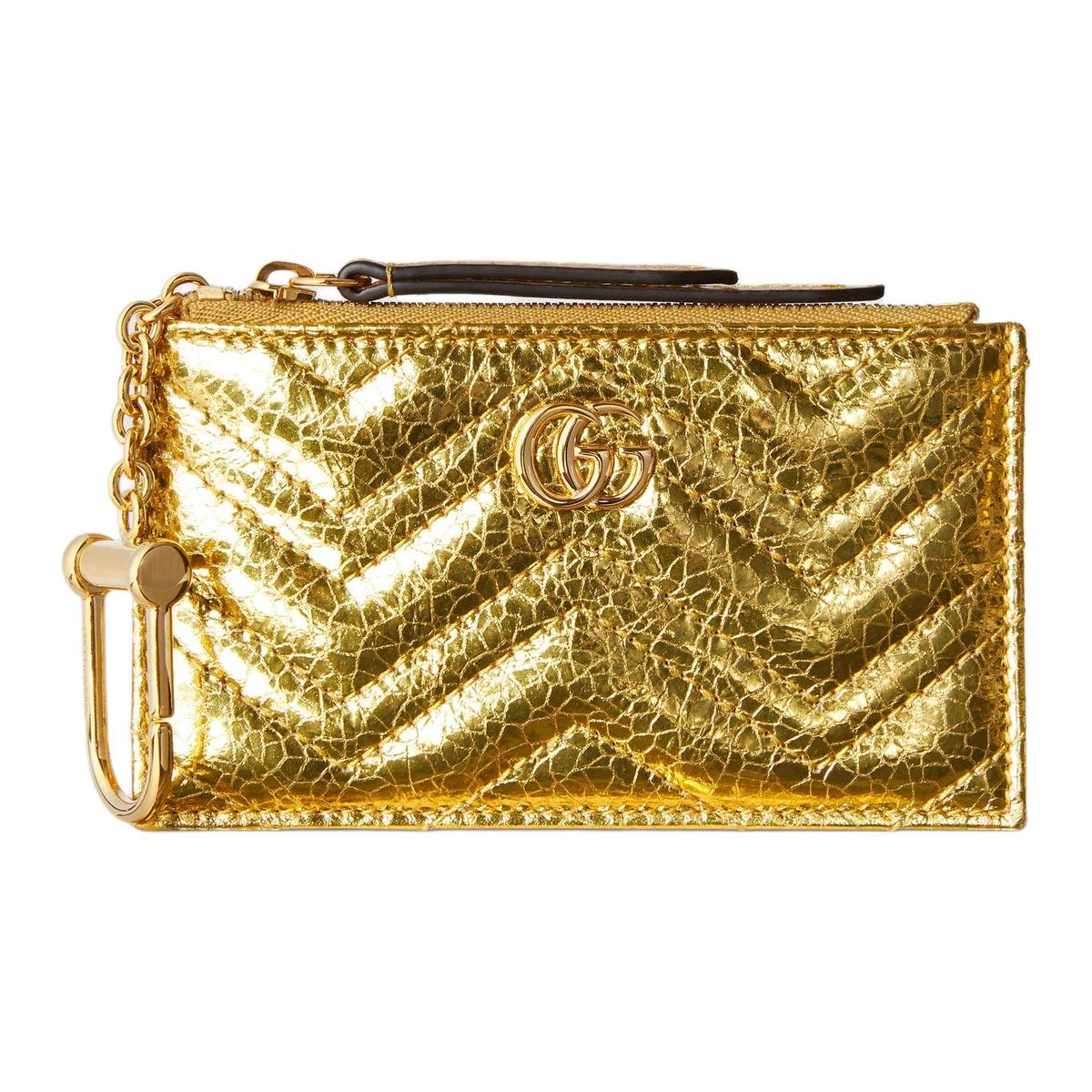 https://d2cva83hdk3bwc.cloudfront.net/826199-AAESR-8016-gucci-marmont-pleated-leather-key-pouch-unisex-gold-1.jpg