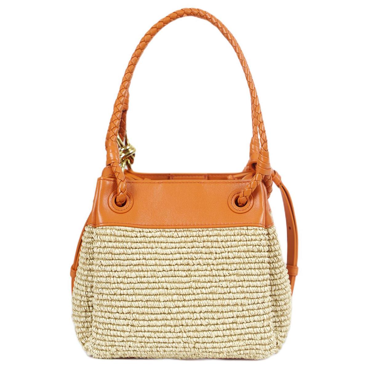SASOM | bags Bottega Veneta Raffia One Shoulder Handbag