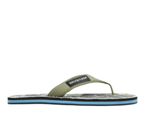Buy Balenciaga Flip-flops Logo Green at Sasom – Authentic and Ready to Ship