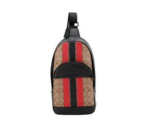 Buy Coach Houston Artificial Leather With Leather Backpack Sling Bag Small Size Men's Khaki at Sasom – Authentic and Ready to Ship
