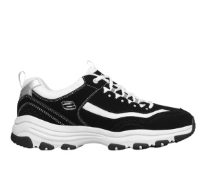 Buy Skechers D'Lites I Conik Black White at Sasom – Authentic and Ready to Ship