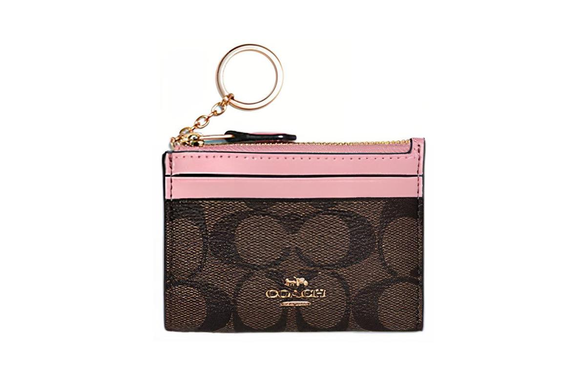 https://d2cva83hdk3bwc.cloudfront.net/88208-IMRSH-coach-mini-id-skinny-canvas-with-leather-card-holder-coin-purse-women-s-brown-pink-1.jpg