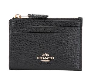 Buy Coach Leather ID Holder Key Pouches Card Holders Mini Women's Black at Sasom – Authentic and Ready to Ship