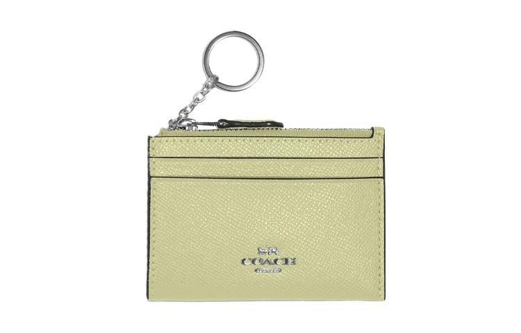 https://d2cva83hdk3bwc.cloudfront.net/88250-SVM97-coach-mini-id-skinny-cross-grain-split-cow-leather-id-card-holder-coin-purse-card-holder-mini-women-s-lime-green-1.jpg