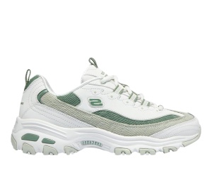Buy Skechers Dlites 1.0 White Light Green (Women's) at Sasom – Authentic and Ready to Ship