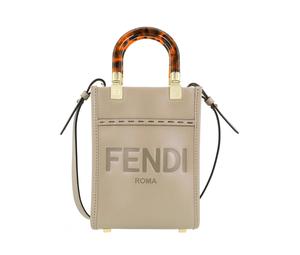Buy FENDI Cow Leather Tote Bag Shopping Bag Handbag Shoulder Bag Crossbody Bag Mini Women's Dove Gray at Sasom – Authentic and Ready to Ship