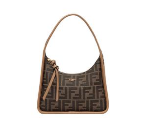 Buy FENDI Polyester With Cotton Crescent Bag Shoulder Bag Handbag Mini Women's Brown at Sasom – Authentic and Ready to Ship