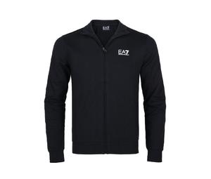 Buy EMPORIO ARMANI EA7 Men Logo Print Stand Collar Casual Jacket Black at Sasom – Authentic and Ready to Ship