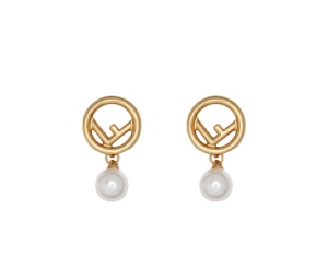Buy Fendi F Is Fendi Earrings Gold at Sasom – Authentic and Ready to Ship