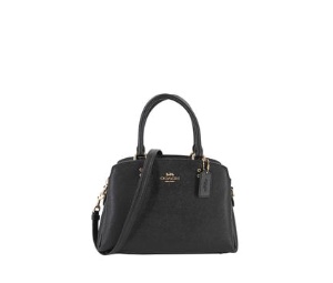 Buy Coach Mini Lillie Carryall In Crossgrain leather Black at Sasom – Authentic and Ready to Ship