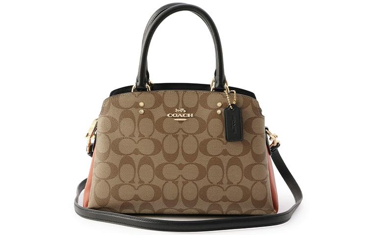 https://d2cva83hdk3bwc.cloudfront.net/91384-IME7V-coach-lillie-canvas-with-leather-handbag-shoulder-bag-crossbody-bag-mini-women-s-light-brown-1.jpg