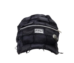 Buy 99%IS Black Block Patchwork Cap [Hand Made Custom] Black at Sasom – Authentic and Ready to Ship