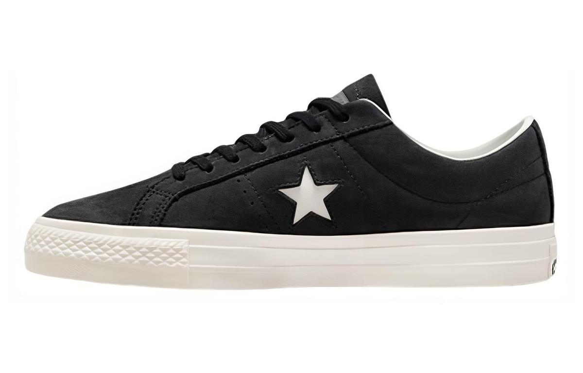 Converse One Star Anti Slip And Wear Resistant Lightweight Low Top  Skateboard Shoes Unisex Black