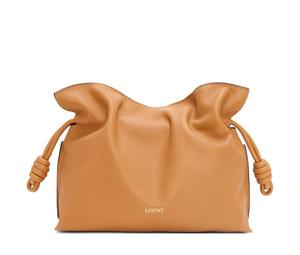 Buy Loewe Flamenco Napa Calf Leather Clutch Shoulder Bag Women's Desert at Sasom – Authentic and Ready to Ship
