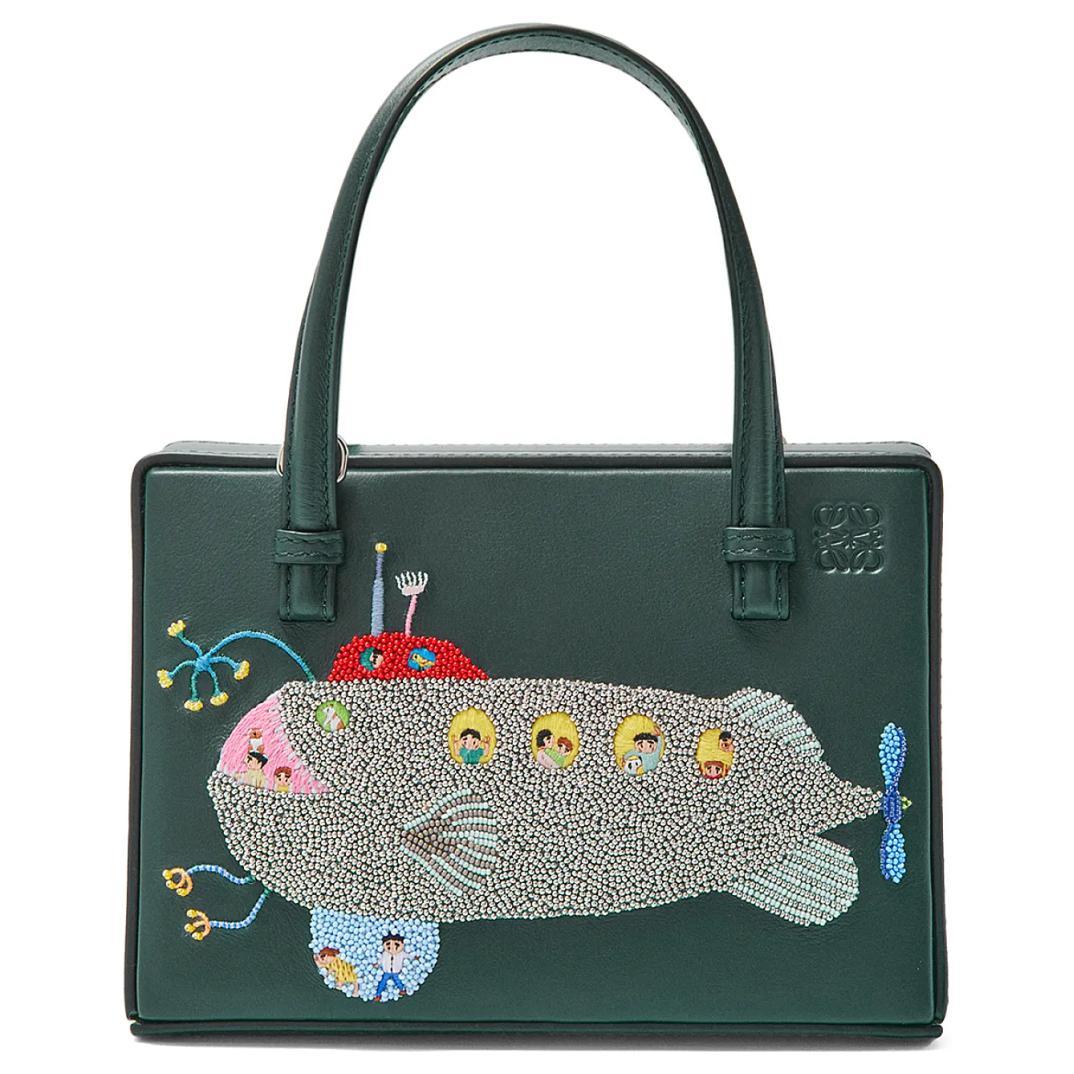 https://d2cva83hdk3bwc.cloudfront.net/A693W85X23-4820-loewe-suna-fujita-collaboration-pau-leather-handbag-small-size-women-s-dark-forest-green-1.jpg