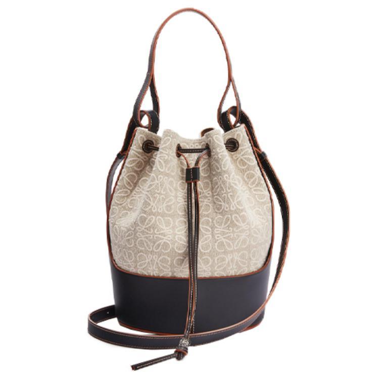 https://d2cva83hdk3bwc.cloudfront.net/A710AC3X30-2165-loewe-balloonanagram-linen-and-cow-leather-bucket-bag-handbag-crossbody-bag-shoulder-bag-women-s-black-1.jpg