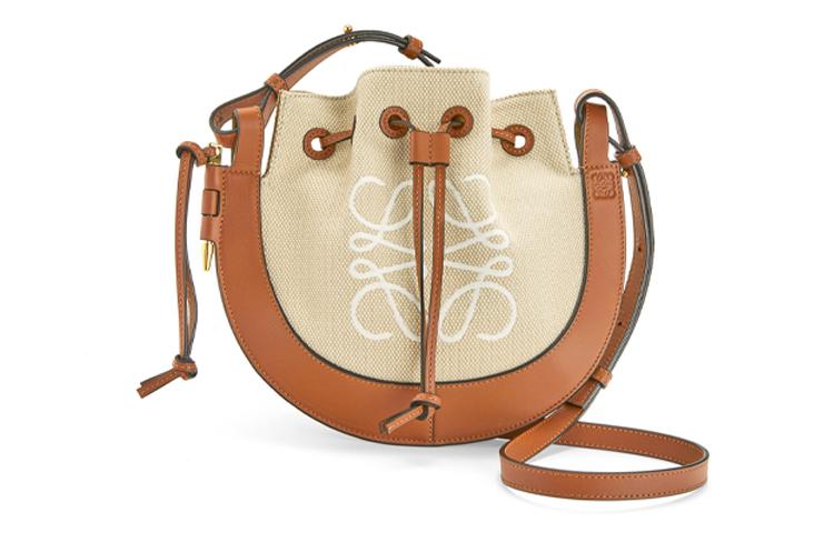 https://d2cva83hdk3bwc.cloudfront.net/A826303X11-2426-loewe-cowhide-patchwork-canvas-frisbee-bag-crossbody-bag-shoulder-bag-small-size-women-s-brown-1.jpg