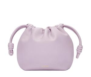 Buy Loewe Flamenco Nappa Sheepskin One Shoulder Crossbody Clutch Mini Women's Light Purple at Sasom – Authentic and Ready to Ship