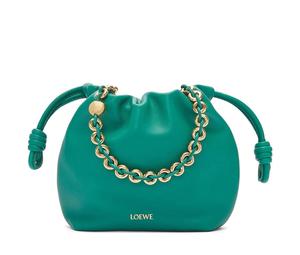Buy Loewe Flamenco Nappa Sheepskin One Shoulder Crossbody Clutch Mini Women's Emerald Green at Sasom – Authentic and Ready to Ship