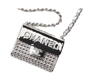 Buy Chanel Sheepskin Necklace Pouch Unisex Silver at Sasom – Authentic and Ready to Ship