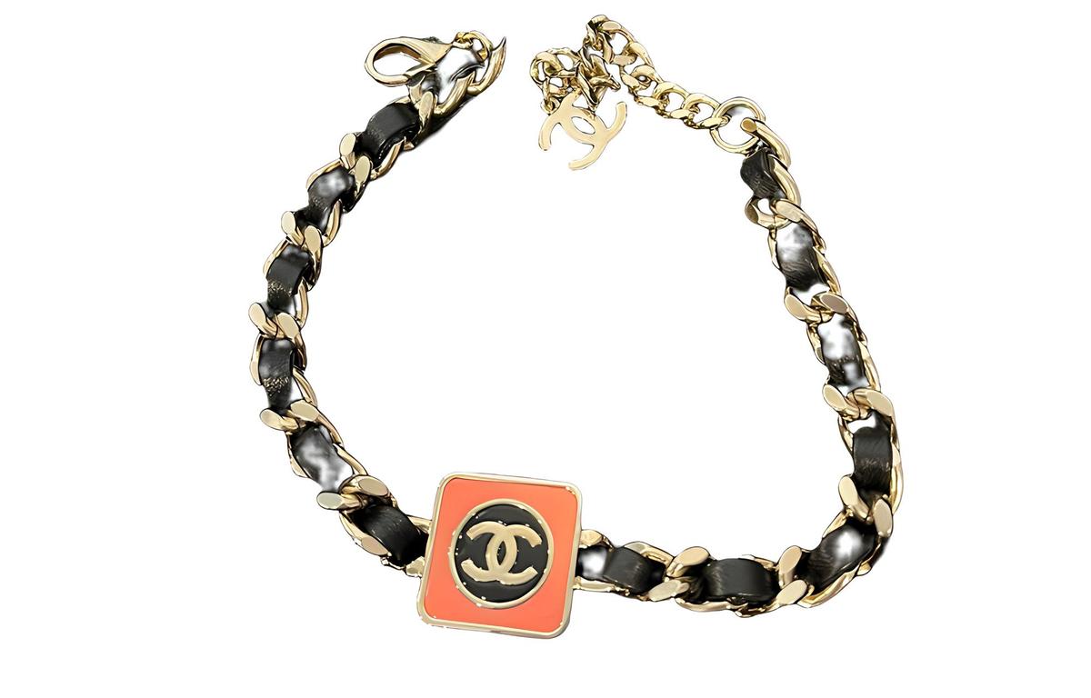 Chanel Necklaces Women's Pink