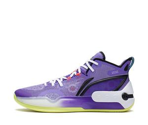 Buy LiNing YuShuai 16 Cushioning Anti Slip And Wear Resistant Mid Top Basketball Shoes Purple Yellow at Sasom – Authentic and Ready to Ship