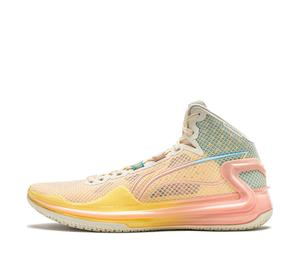Buy LINING Liren 4 Basketball Shoes Men Mid Top Neon Milk Yellow/Light Antique Yellow/Ice Cool Blue at Sasom – Authentic and Ready to Ship