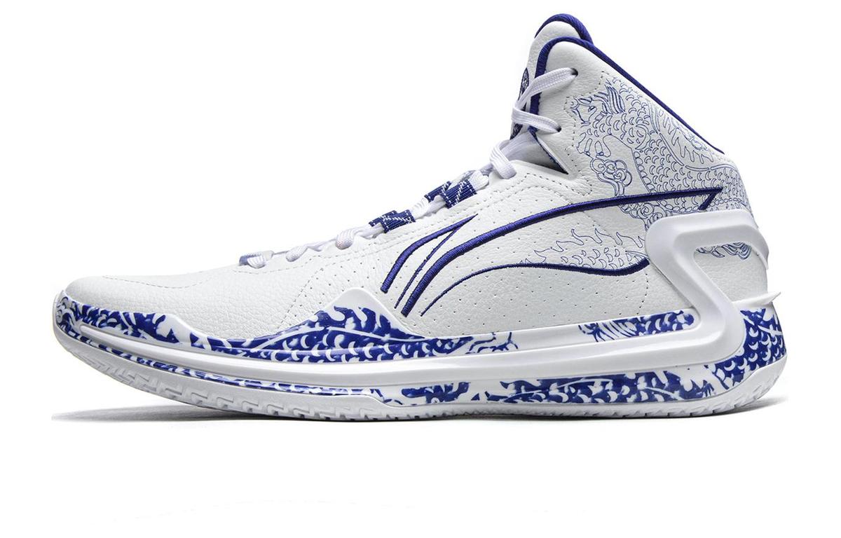 Liren Tenis Basketball Li Ning Sepatu Basket Li Ning Blade White