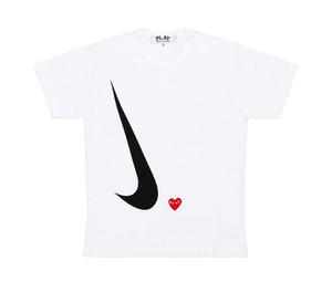 Buy Nike X CDG Play T Shirts Men White at Sasom – Authentic and Ready to Ship