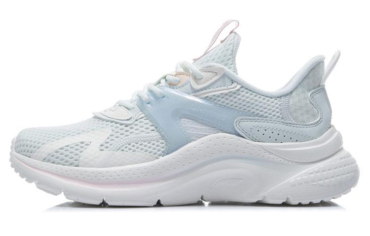 LiNing Liuyun Anti Slip Wear Resistant Low Top Running Shoes Women's Light  Blue