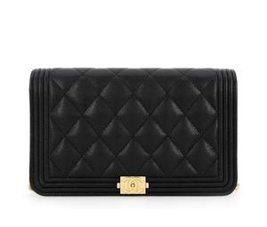 Buy Chanel LEBOY Grained Calfskin Mahjong Bag Shoulder Bag Crossbody Bag Women's Black at Sasom – Authentic and Ready to Ship