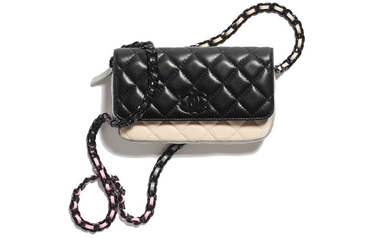https://d2cva83hdk3bwc.cloudfront.net/AP3247-B10401-NM951-chanel-lambskin-flap-cell-phone-pouch-shoulder-bag-crossbody-bag-regular-women-s-black-beige-1.jpg